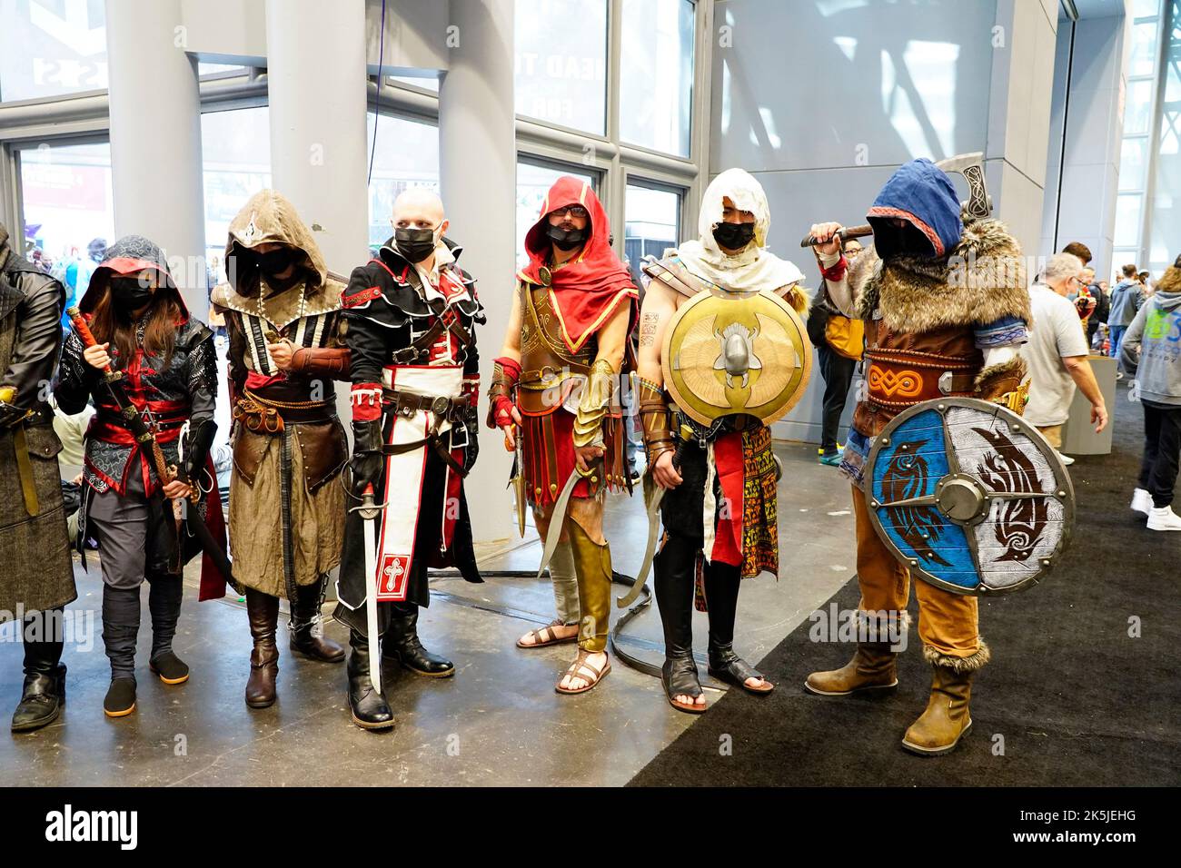 New York, USA. 8. Okt 2022. 10/0802022 New York City, NY Comic Con New York City, gehalten im Jacob Javitz Center in New York City, Samstag, 8. Oktober 2022. Foto von Jennifer Graylock-Alamy News Stockfoto