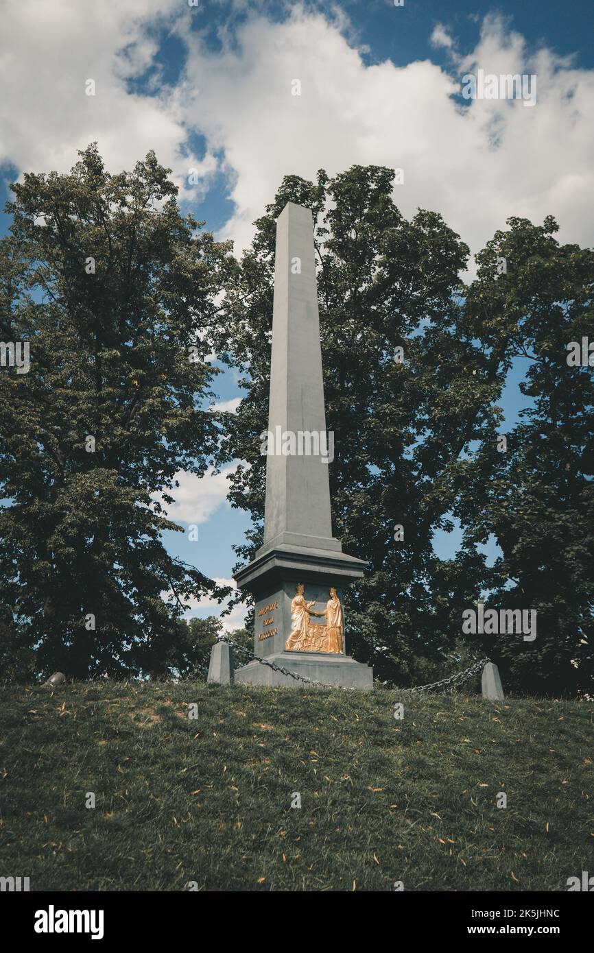 Denkmal des polnisch-litauischen Commonwealth und der Union Lublin in Lublin, Polen. Stockfoto