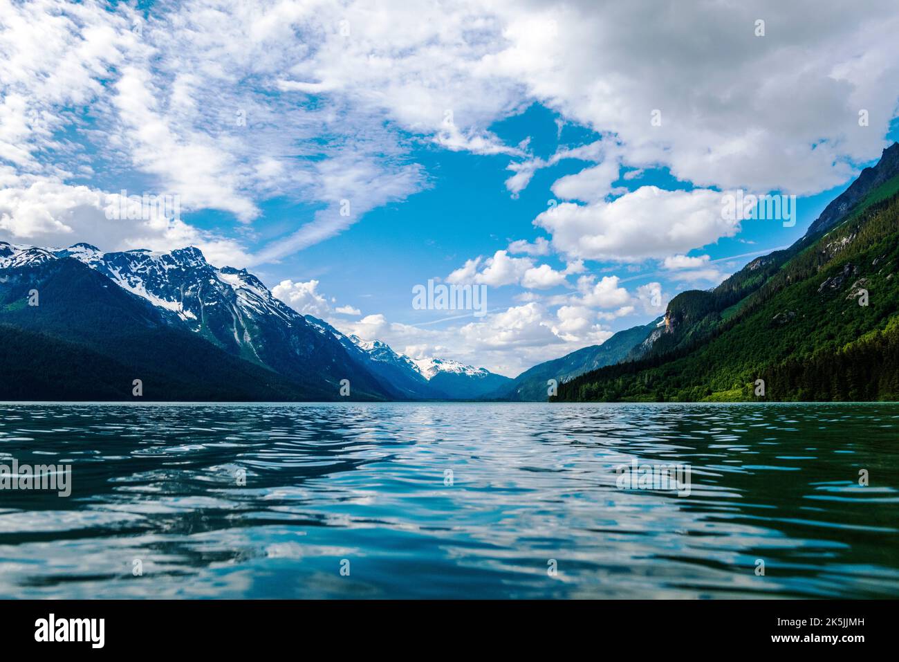 Chilkoot Lake; Chilkoot State Recreation Site; Coast Mountains; Haines; Alaska; USA Stockfoto