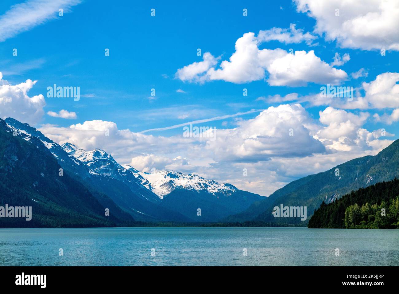 Chilkoot Lake; Chilkoot State Recreation Site; Coast Mountains; Haines; Alaska; USA Stockfoto
