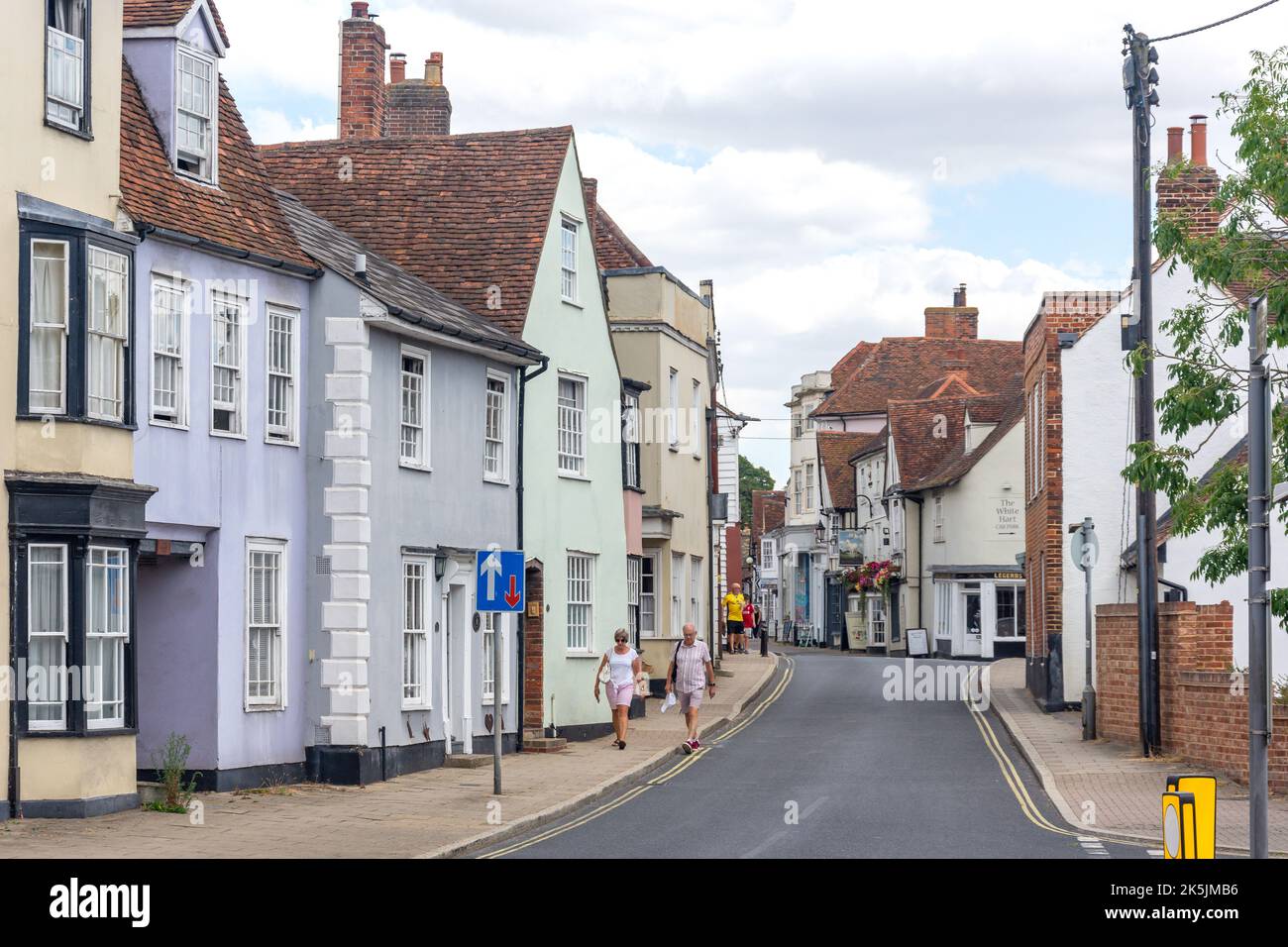 West Street, Coggeshall, Essex, England, Großbritannien Stockfoto