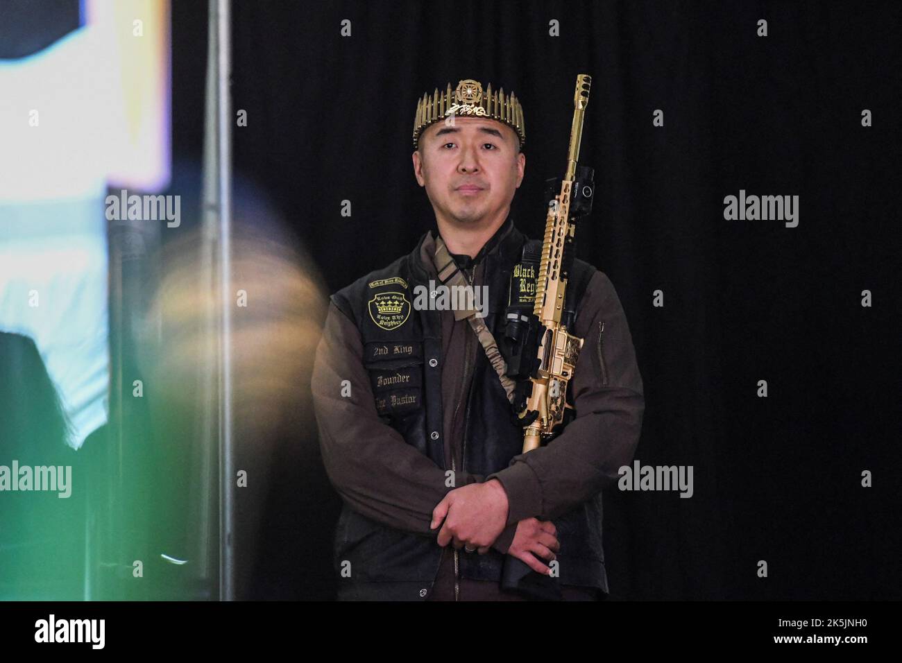 Pastor Sean Moon nimmt am Rod of Iron Freedom Festival Teil, einem Open