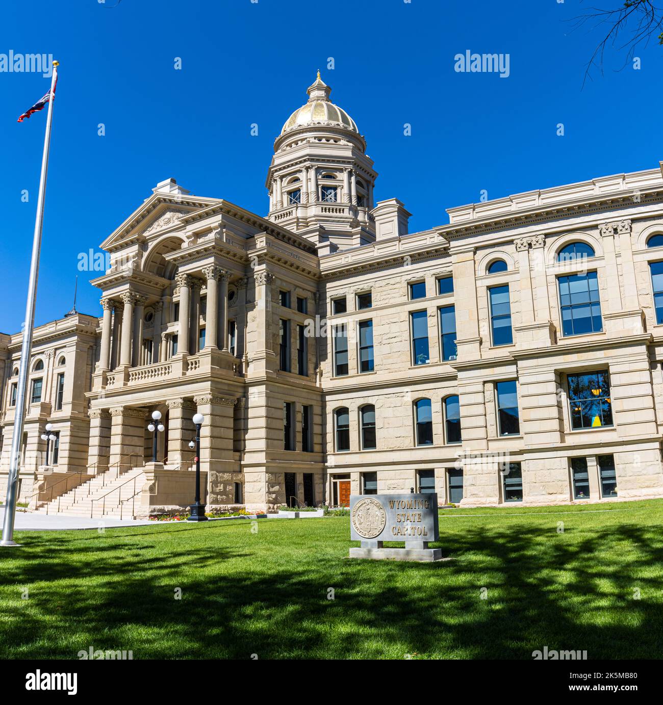 Das Wyoming State Capitol Building, Cheyenne, Wyoming, USA Stockfoto