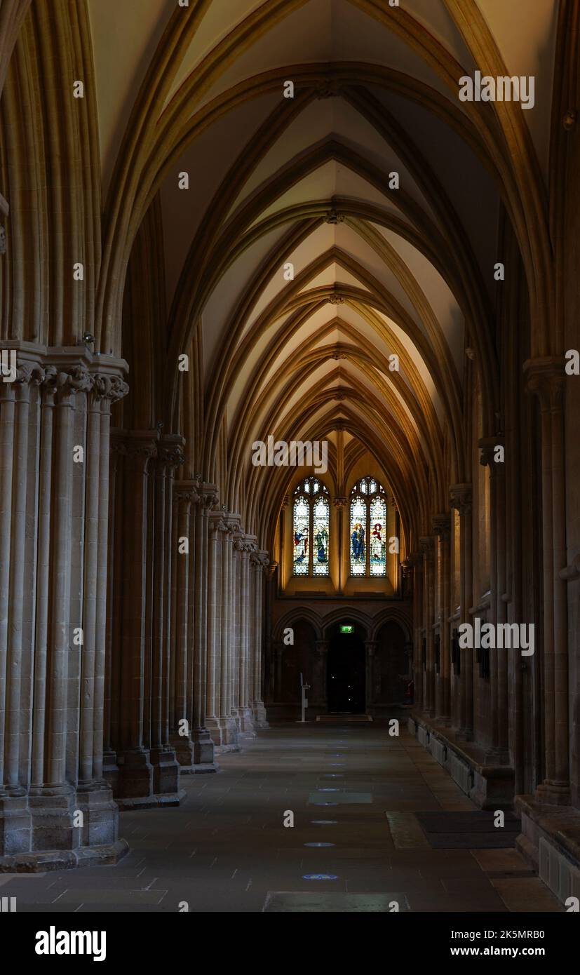 Wells Cathedral, Somerset, England, UK Stockfoto