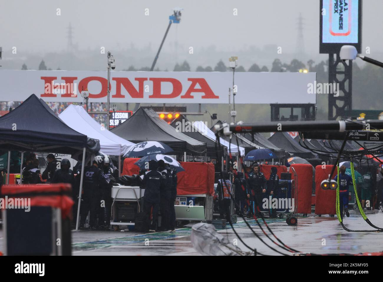 9.. Oktober 2022; Suzuka Circuit, Ino, Suzuka City, Präfektur Mie, Japan FIA F1 Grand Prix of