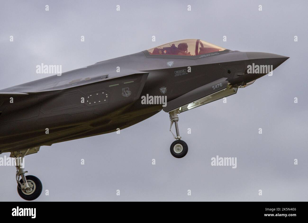 5. Generation USAF F-35B Kampfjet, Start von RAF Lakenheath in Suffolk England Stockfoto