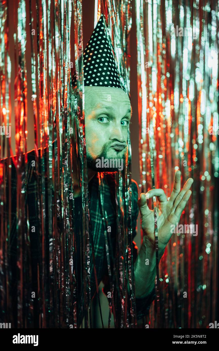 Beste Geburtstag lustige Mann Urlaub Freude genießen Stockfoto