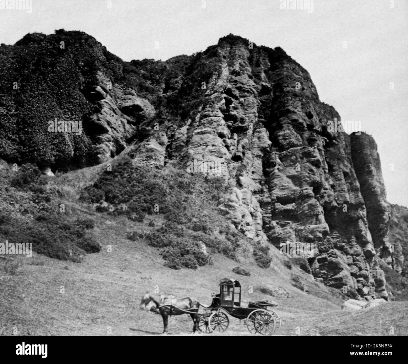 Francis Frith - Watcombe Rocks. Stockfoto
