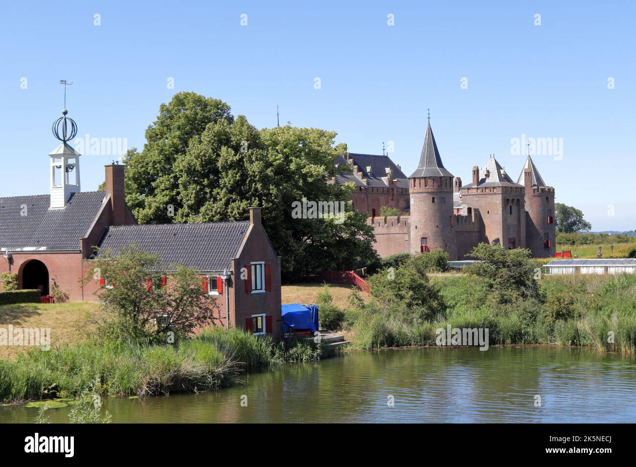 Muiderslot Castle in Muiden, Niederlande Stockfoto