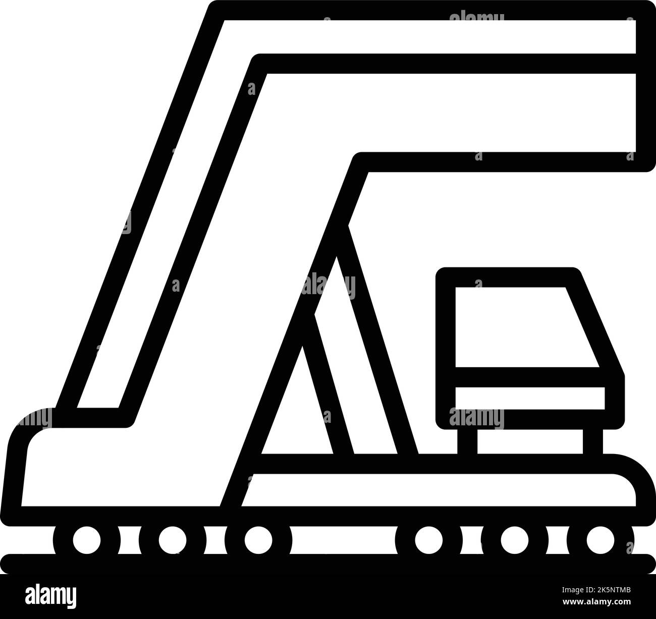Vektorgrafik für die Symbolumrisse von Voyage Airline Stairs Geschäftsluftfahrt. Dienstleistungstourismus Stock Vektor