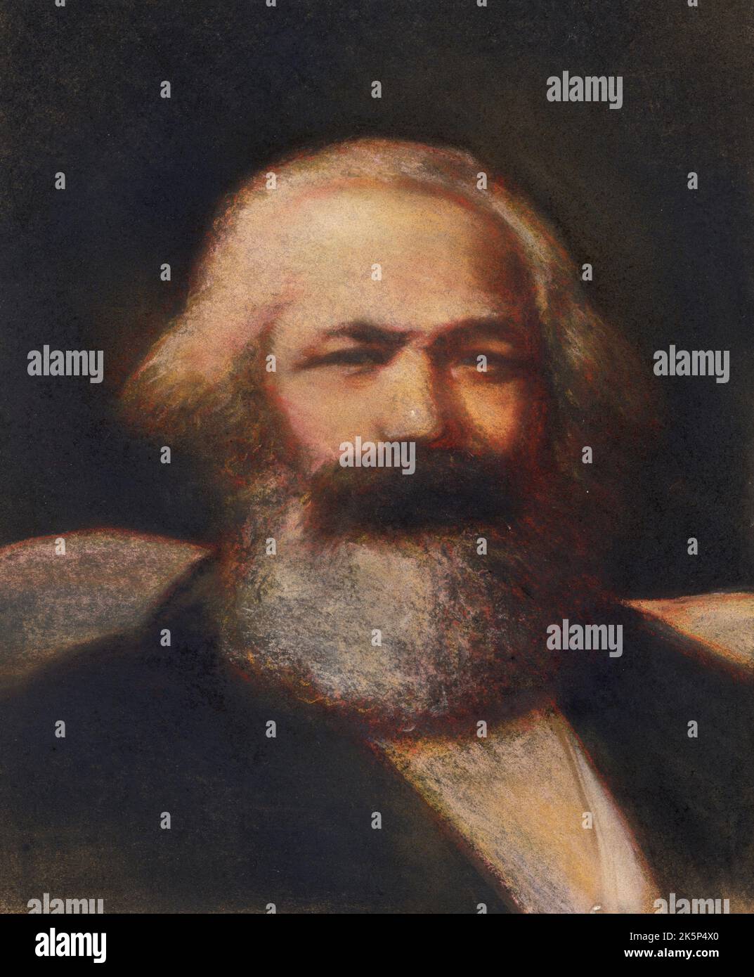 Karl Marx, 1818 - 1883 von John Collier. Stockfoto
