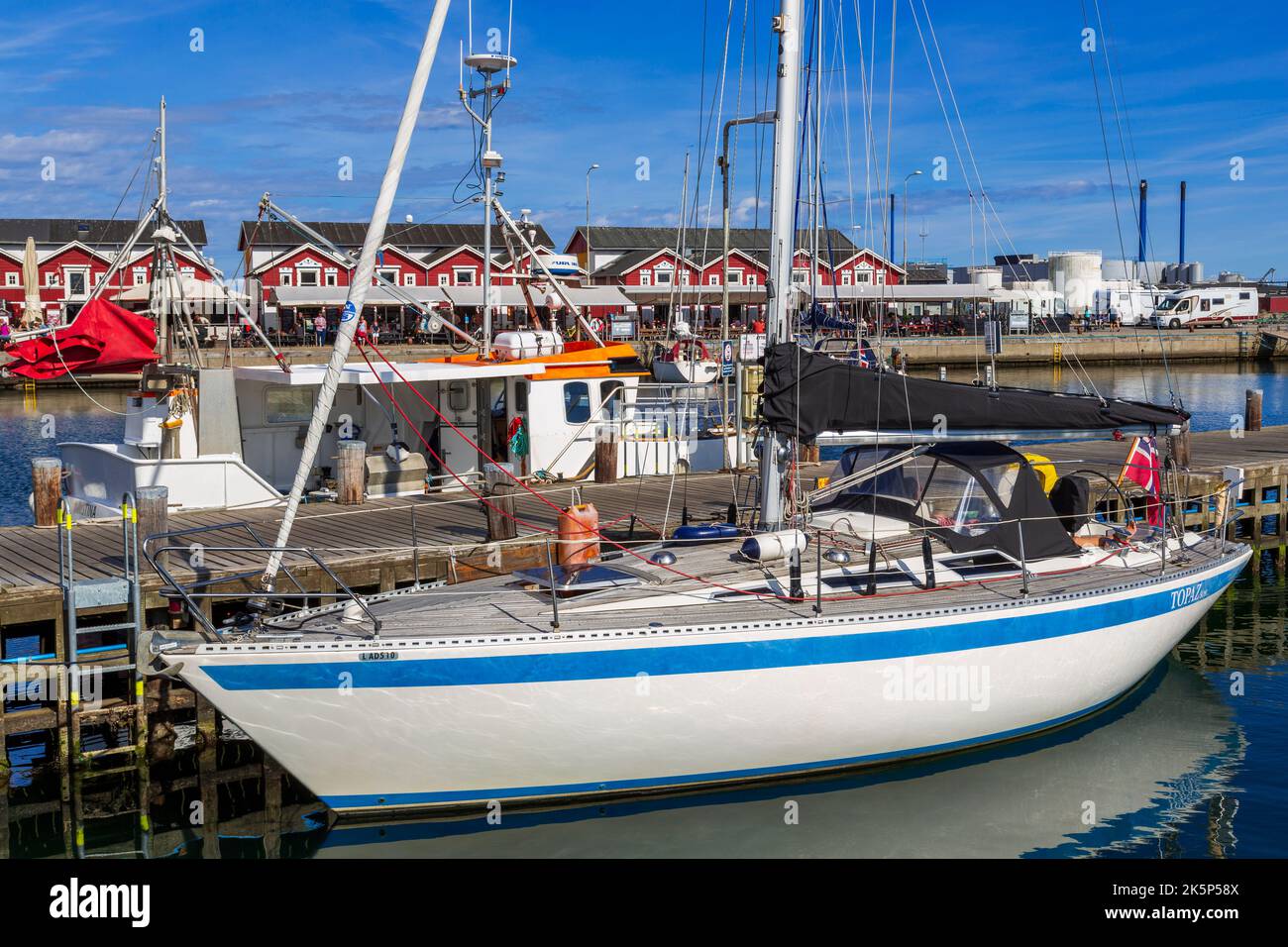 Marina, Skagen, Dänemark, Europa Stockfoto