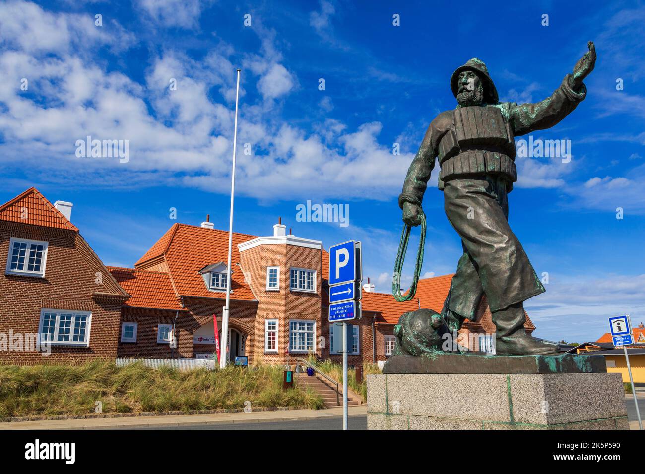 Fishermen & Retter Monument, Skagen, Dänemark, Europa Stockfoto