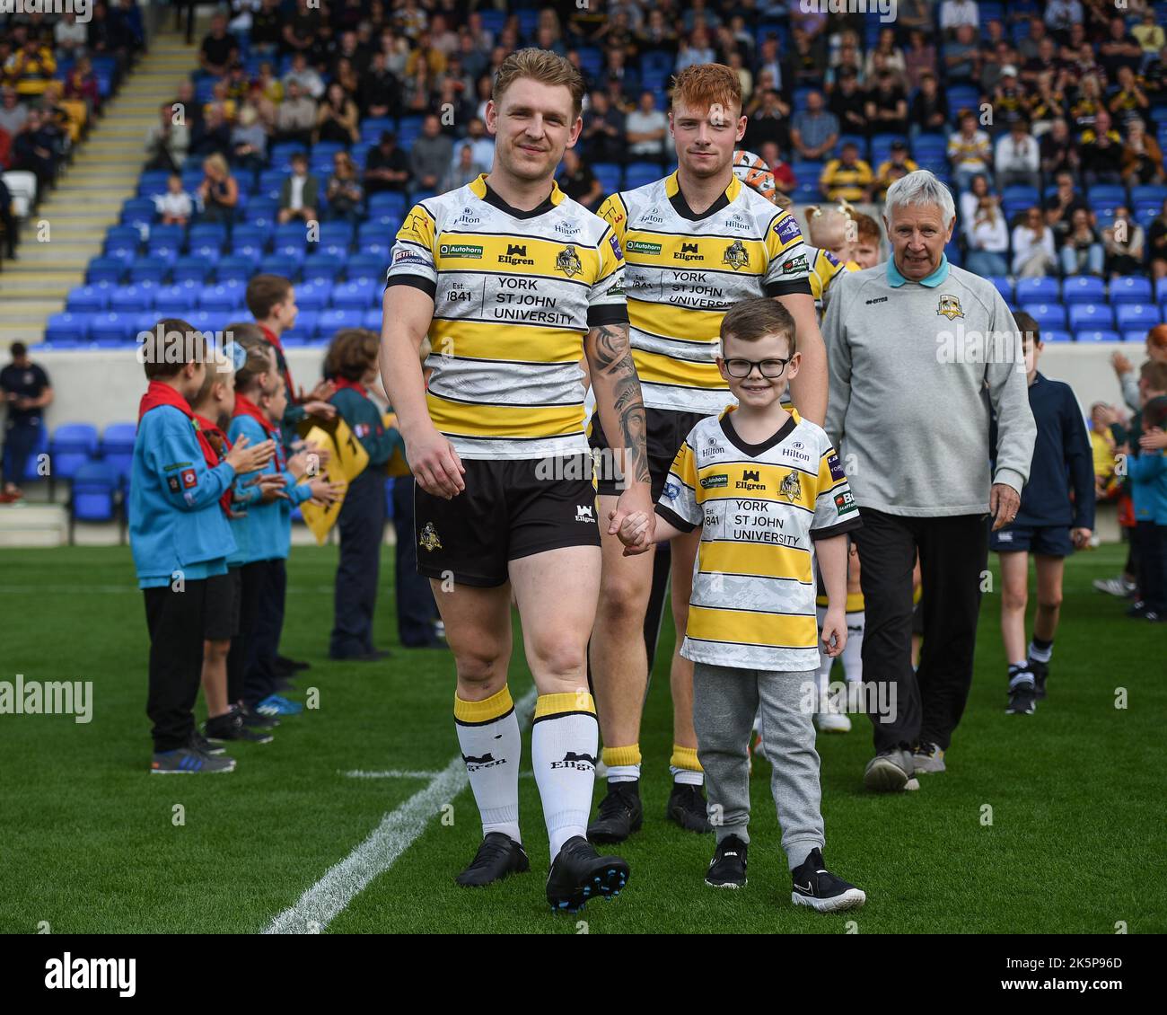 York, England -11.. September 2022 - Liam Harris von York Knights. Rugby League Betfred Championship, York City Knights vs Workington Town im LNER Community Stadium, York, Großbritannien Stockfoto