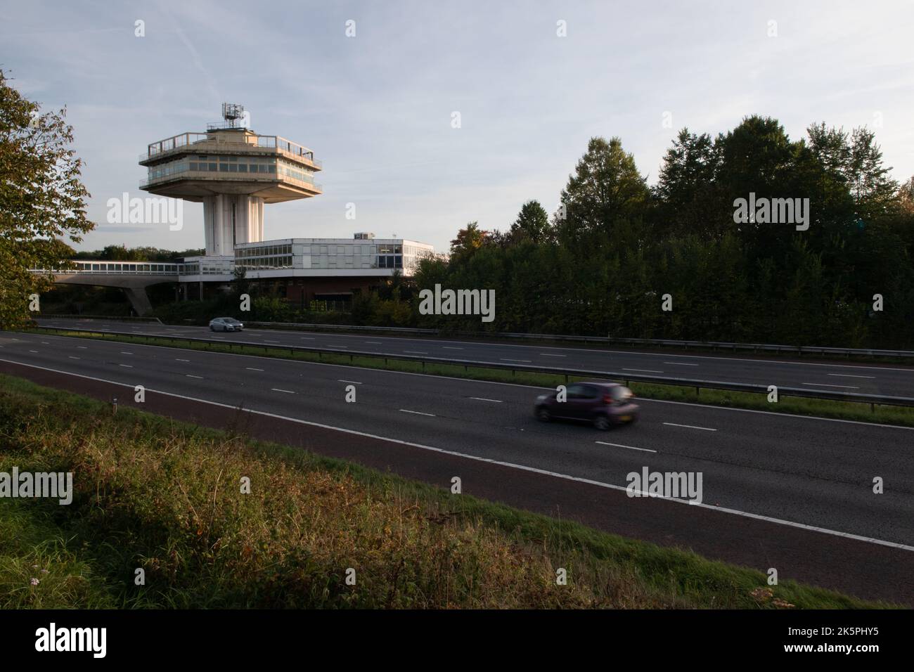 The Pennine Tower, Lancaster Services, Lancashire, England, Großbritannien Stockfoto