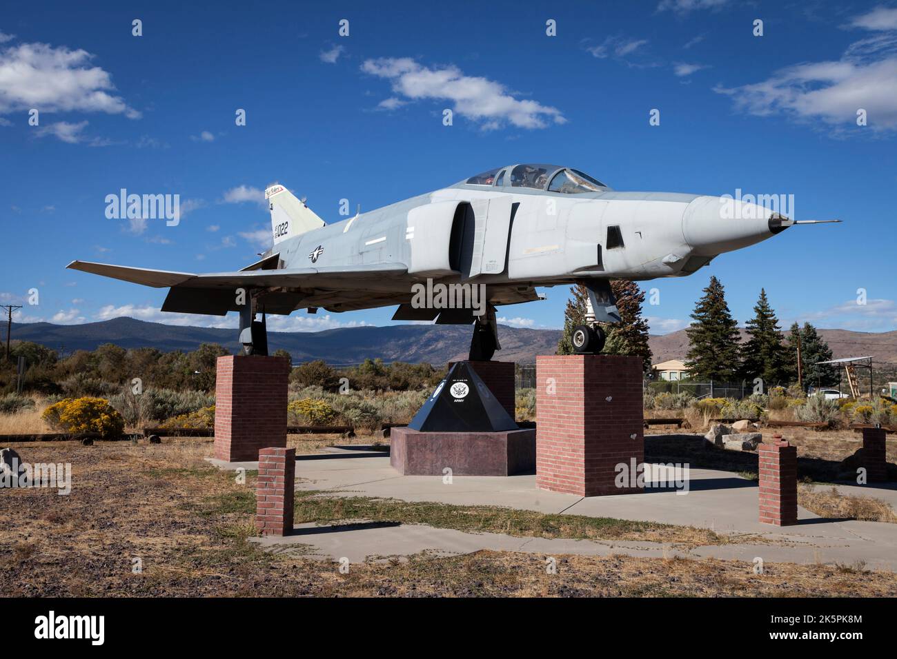 McDonnel Douglgas RF-4C Phantom II, USAF-Seriennummer 64-1022, ehemals des Tactical Reconnaissance Squadron Hig der Nevada Air National Guard aus dem Jahr 192. Stockfoto