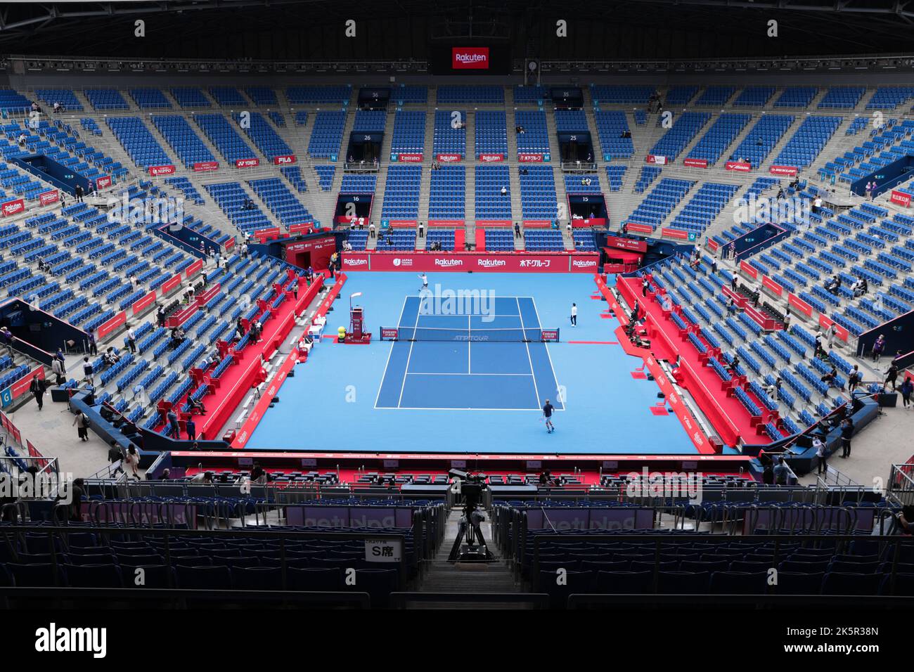 Tokio, Japan. 9. Oktober 2022. Allgemeine Ansicht Tennis : Rakuten Japan Open Tennis Championships 2022 im Ariake Colosseum in Tokio, Japan . Quelle: AFLO SPORT/Alamy Live News Stockfoto