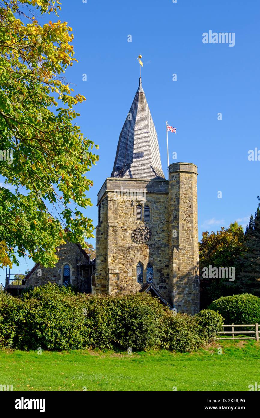 St. James the Great Church, Ewhurst Green, East Sussex, Großbritannien Stockfoto