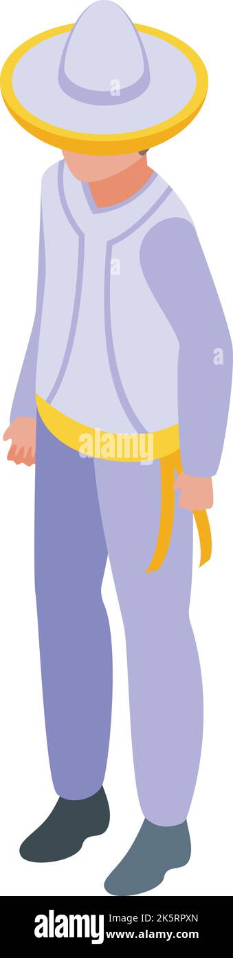 Argentinien man Icon isometrischer Vektor. Flaggenemblem. Weltwein Stock Vektor