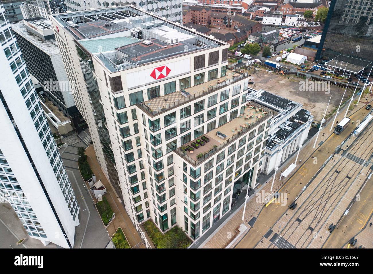 Centenary Square, Birmingham - September 29. 2022 - der Hauptsitz von HSBC UK am Centenary Square in Birmingham. Bild: Scott CM / Alamy Live New Stockfoto
