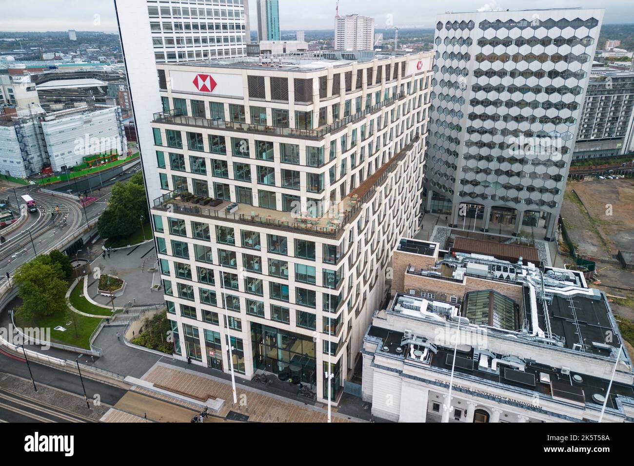 Centenary Square, Birmingham - September 29. 2022 - der Hauptsitz von HSBC UK am Centenary Square in Birmingham. Bild: Scott CM / Alamy Live New Stockfoto