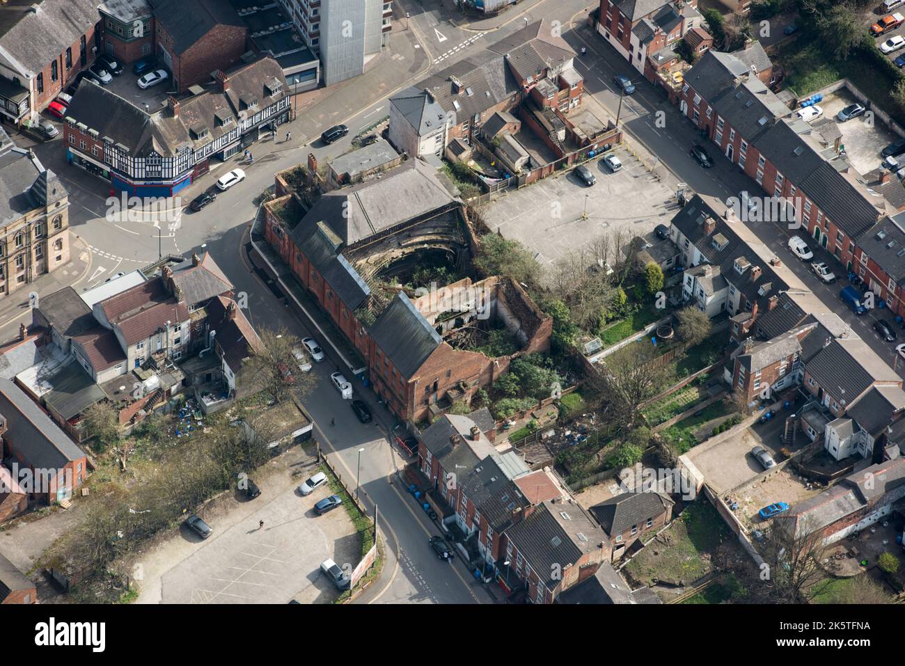 Die Überreste des Hippodrome Theatre, City of Derby, 2021. Stockfoto