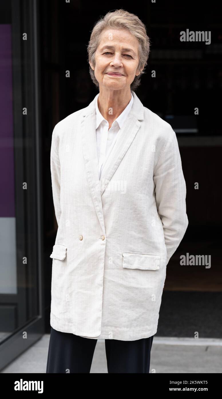 Schauspielerin Charlotte Rampling bei der britischen Premiere von Juniper, Edinburgh International Film Festival 2022 Stockfoto