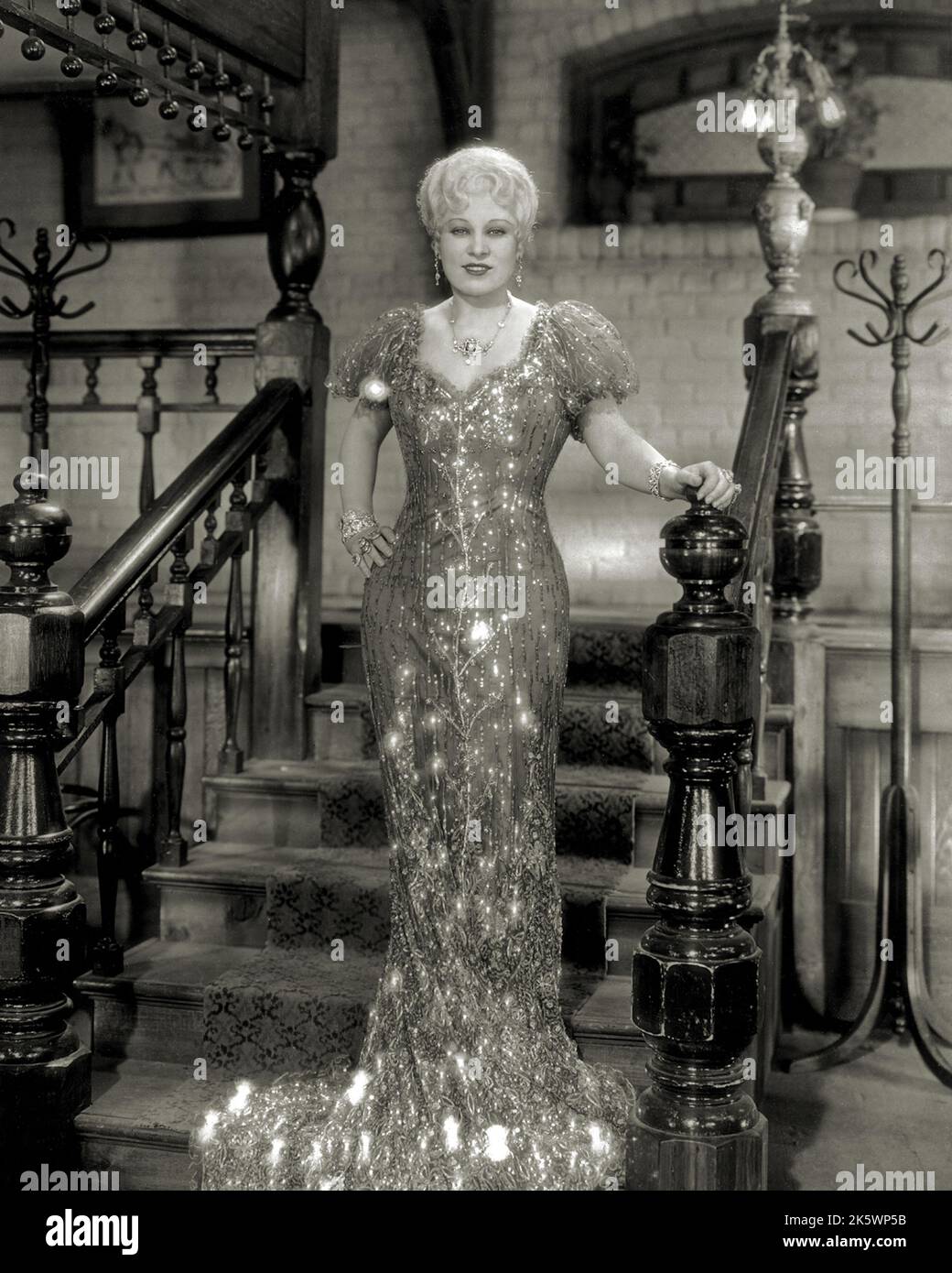 Mae West in "Sie hat ihm Unrecht getan" - 1933 - suggestive amerikanische Schauspielerin Stockfoto