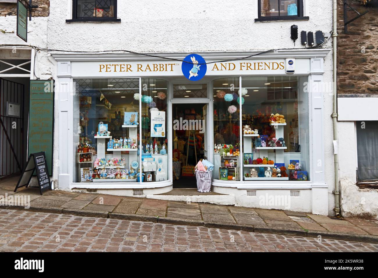 Peter Rabbit and Friends Shop, Kendal Stockfoto