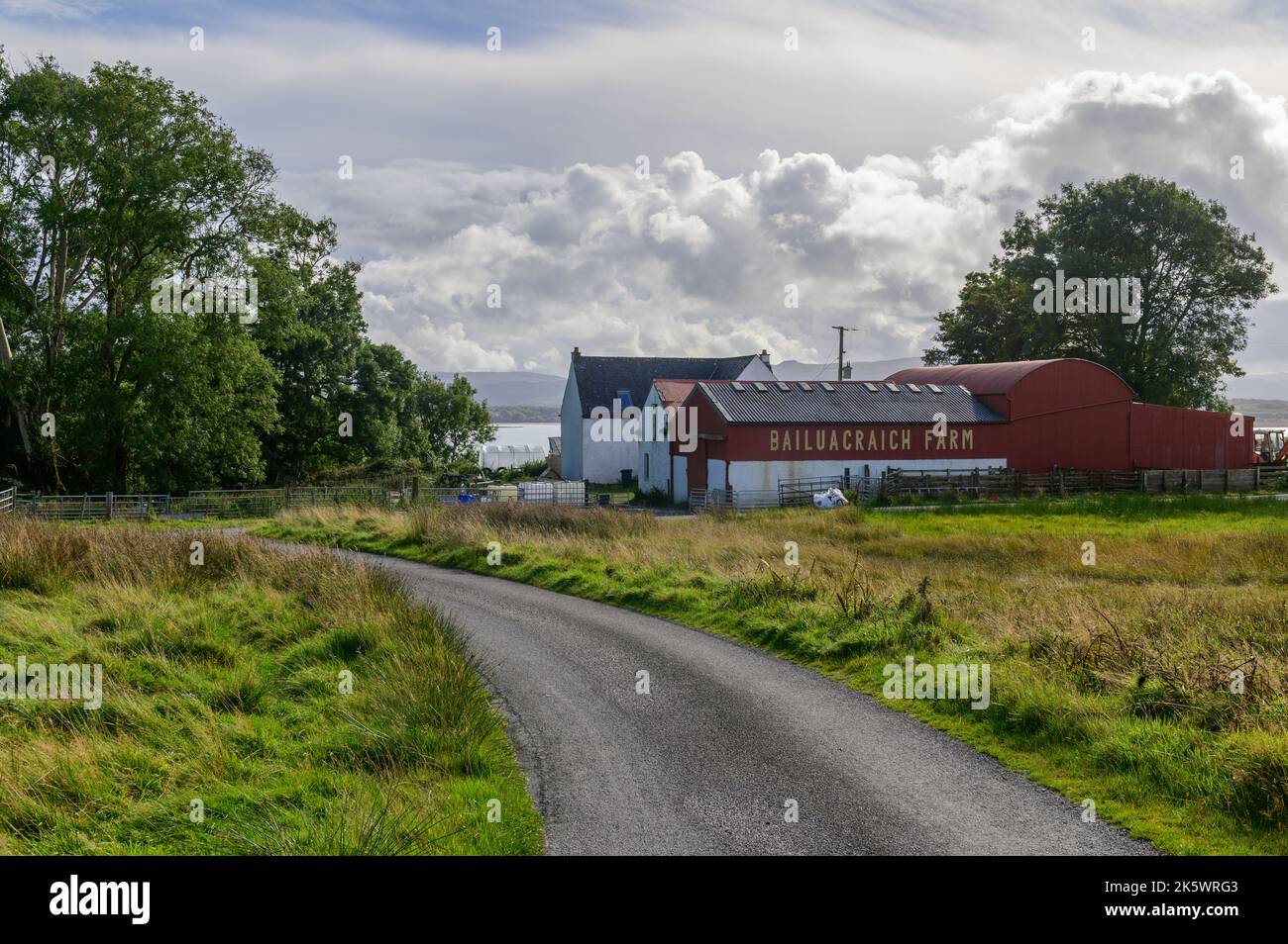 Farm auf der Isle of Lismore, Argyll und Bute, Schottland Stockfoto