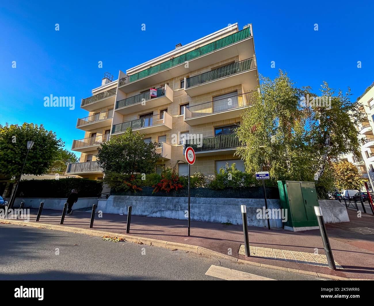 Joinville-le-Pont, Frankreich, französische Immobilien-Appartements in Pariser Vororten, Straßenszene Stockfoto