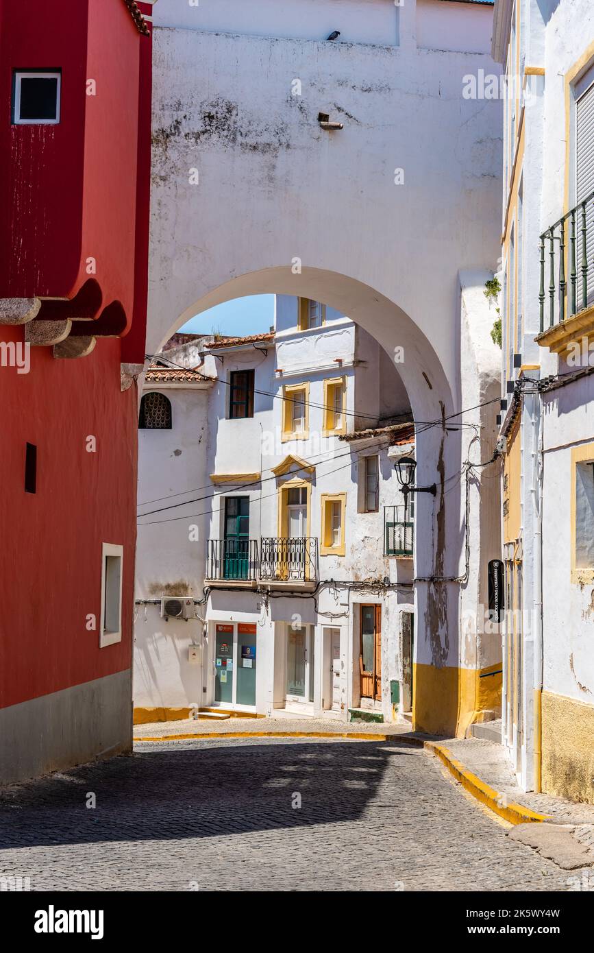 Elvas, Portugal 10. Juli 2022 Panoramasicht auf die Altstadt von