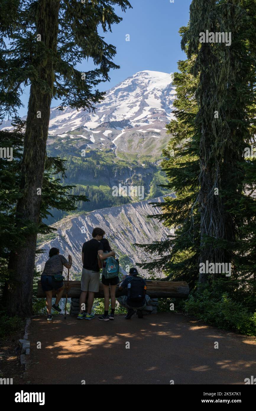 Mount Rainier Nationalpark, Washington State, USA Stockfoto