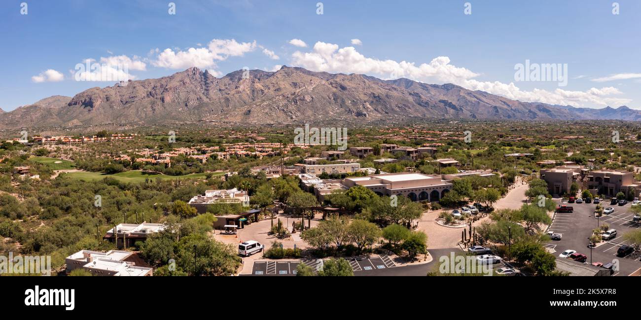 Luxuriöses Hotelresort in Tucson, Arizona. Stockfoto