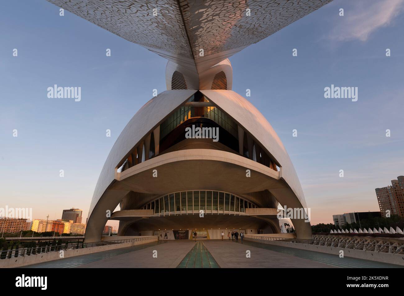 Palau de les Arts Reina Sofía in Valencia, Spanien Stockfoto