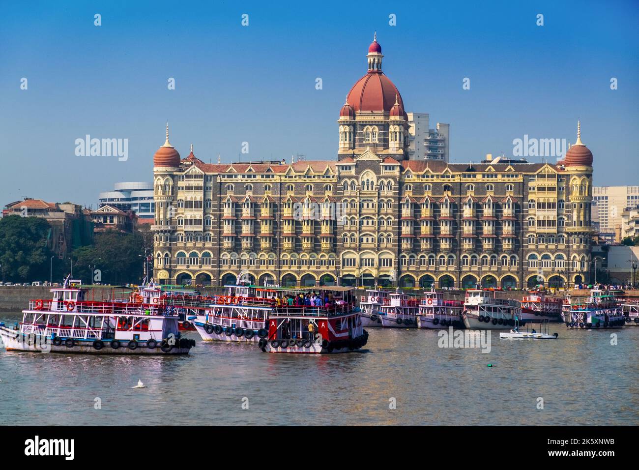 Das Taj Mahal Palace Hotel in Mumbai / Bombay, Indien Stockfoto