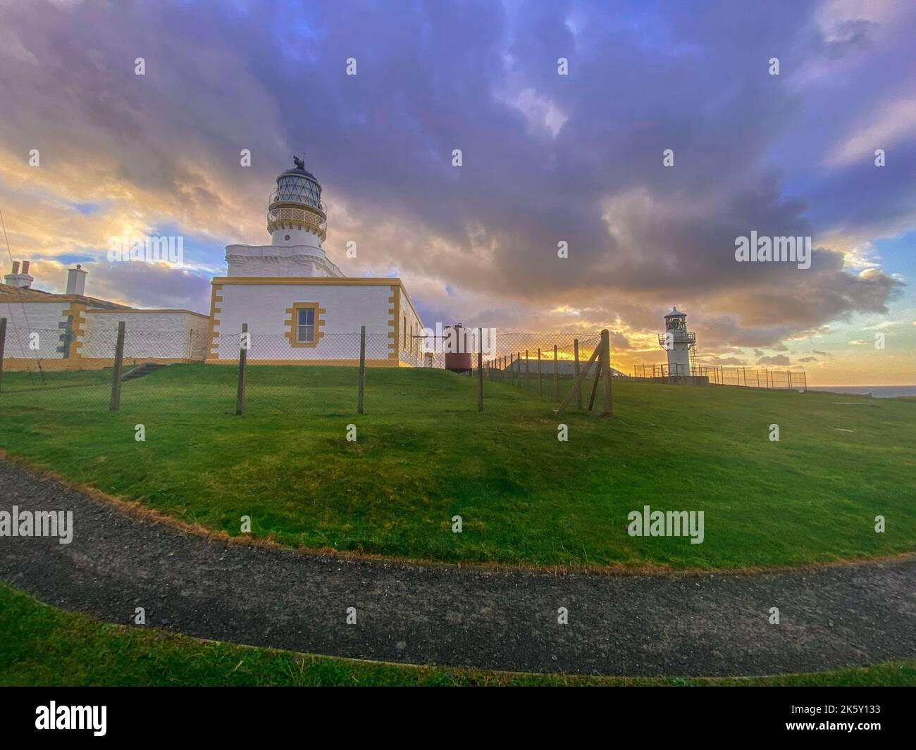 kinnaird leitet den Leuchtturm fraserburgh aberdeenshire schottland. Stockfoto