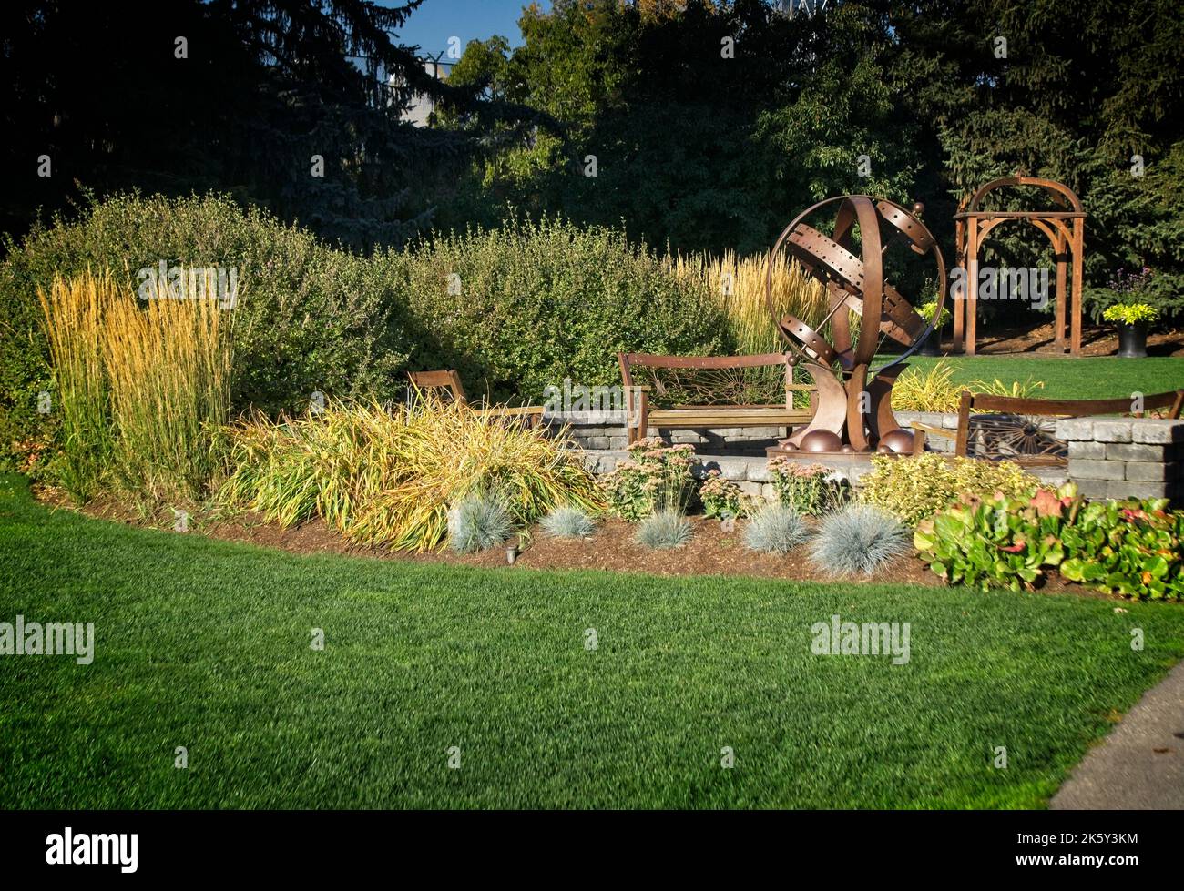 Dorothy Harvie Gardens Calgary Zoo Alberta Stockfoto