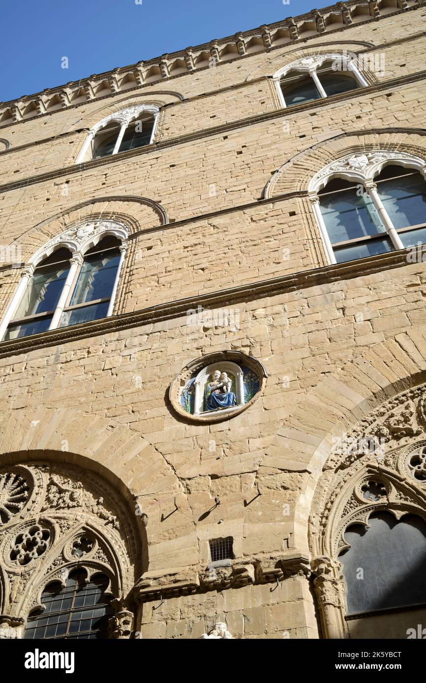 Kirche von Orsanmichele in Florenz Italien Stockfoto
