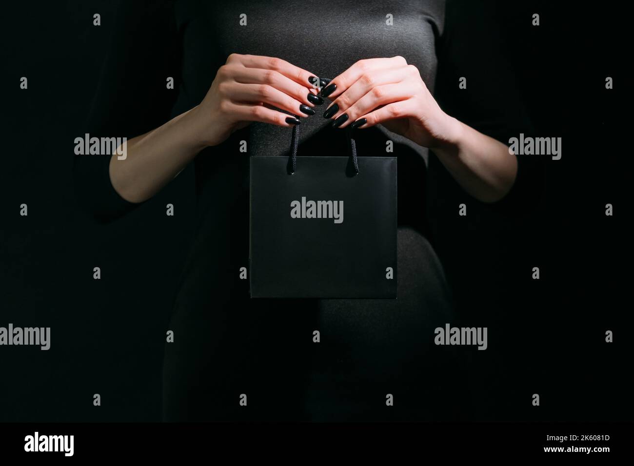 Black friday Sale festliche Kauf Urlaub Geschenk Stockfoto