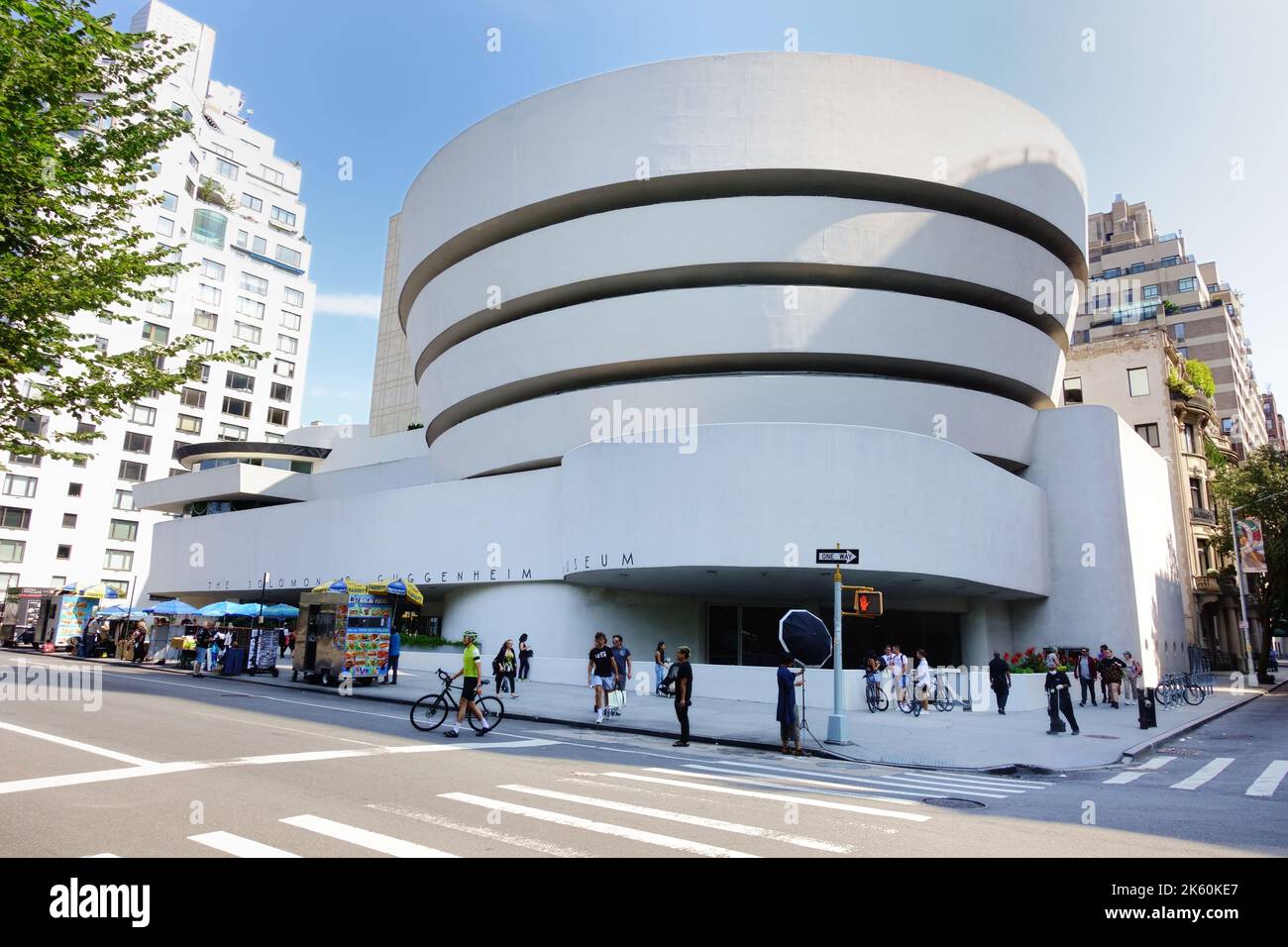 Das Guggenheim Museum in New York City Stockfoto