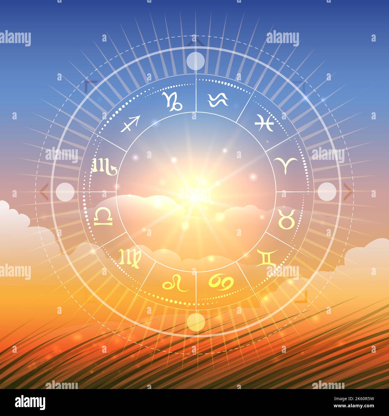 Horoscope vector vectors Fotos und Bildmaterial in hoher Auflösung