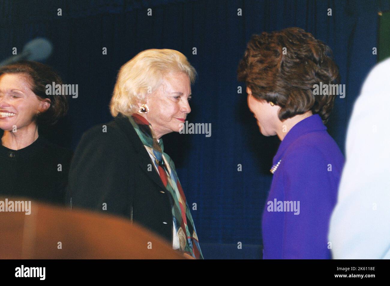 Büro des Sekretärs - Sekretärin Elaine Chao Begrüßungszeremonie Stockfoto