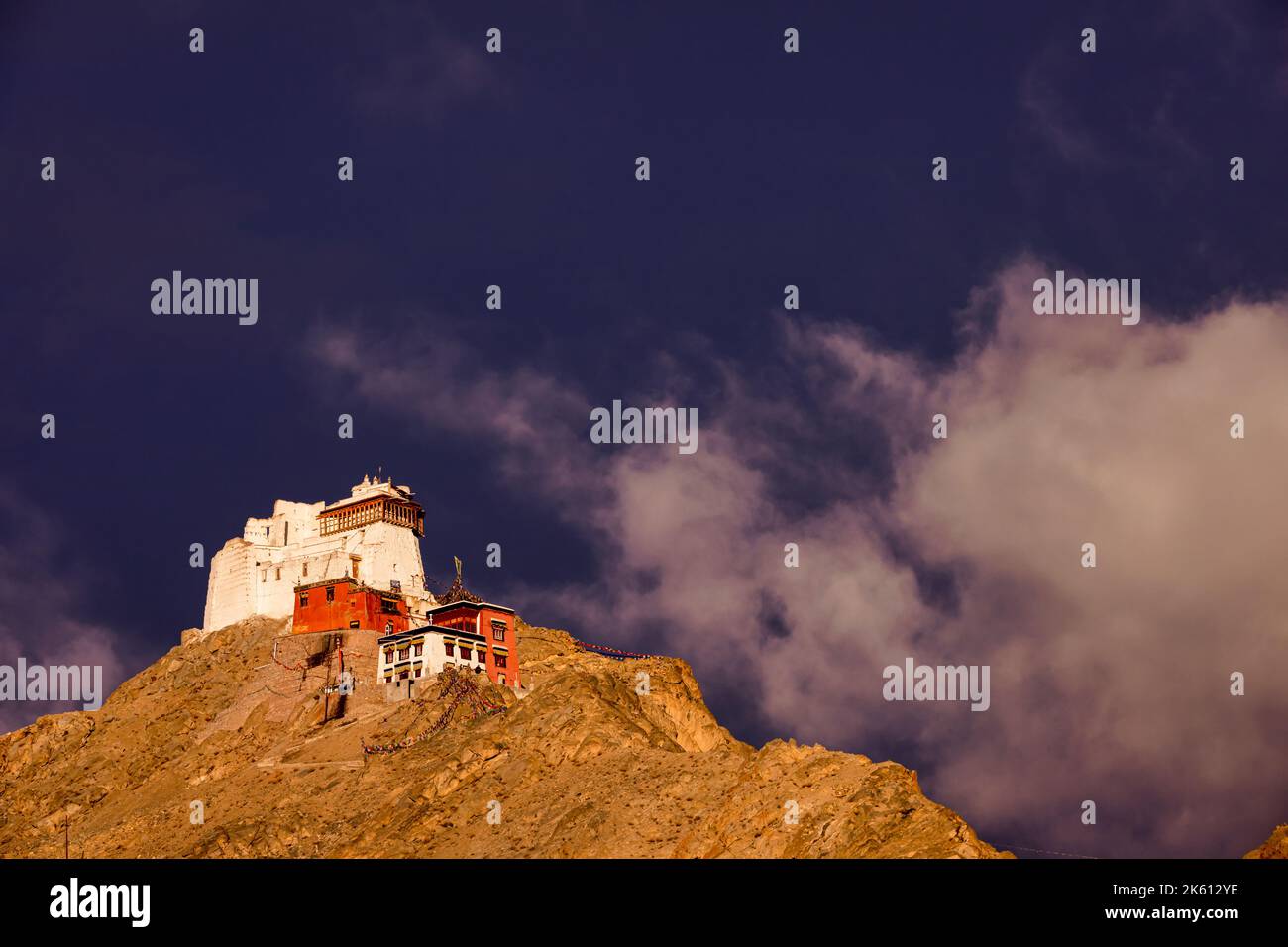 Namgyal Tsemo Gompa (Kloster), Leh, Ladakh, Indien Stockfoto