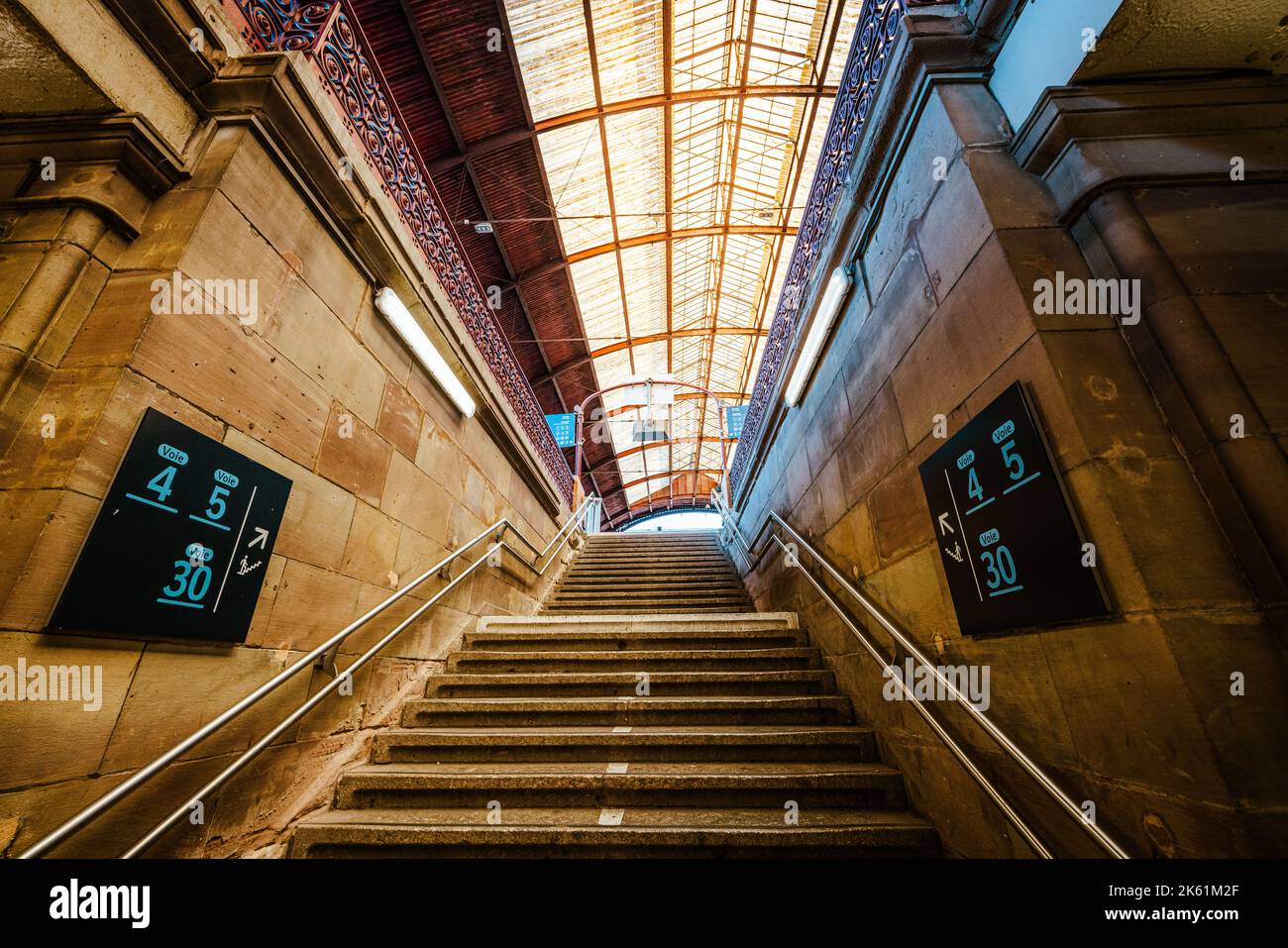 Bahnhof Straßburg, Frankreich, Elsass Stockfoto