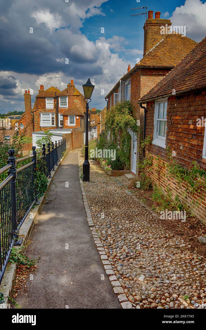 Traders Passage - Rye East Sussex Großbritannien Stockfoto