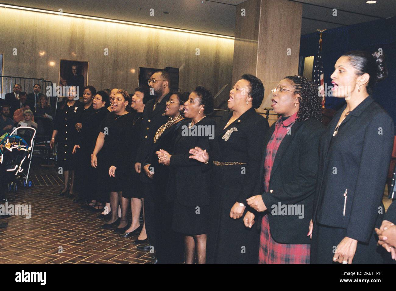 Büro des Sekretärs - Sekretärin Elaine Chao Begrüßungszeremonie Stockfoto