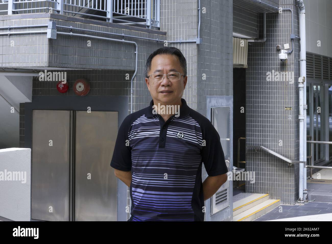 Chan Tsz-chung, Dozent am Department of Health and Life Sciences, am Hong Kong Institute of Vocational Education (IVE) in Chai Wan. 02AUG22 SCMP/Jonathan Wong Stockfoto