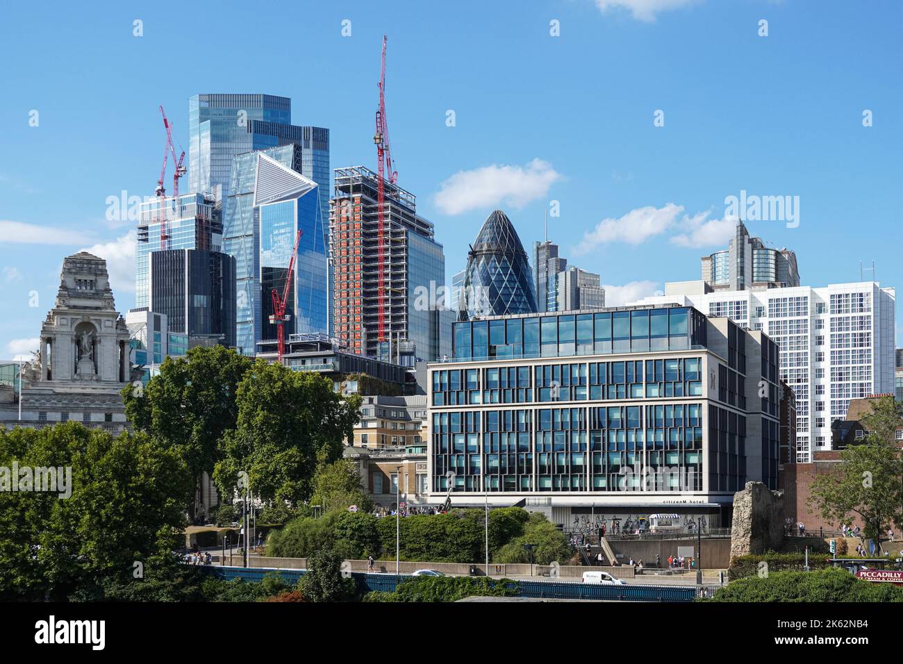 Die City of London, England Vereinigtes Königreich Großbritannien Stockfoto