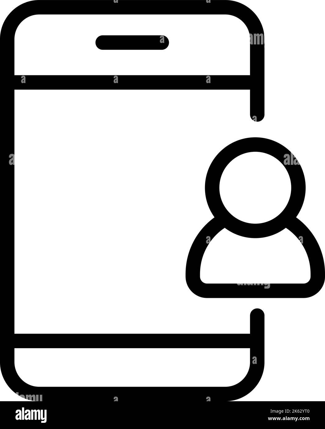 Mobile Vektor Face id biometrisches Symbol Gesichtserkennung für Apps und Websites. System-Zeichen-Erkennung Symbol-Scan-Prozess Identifizierung der Person Stock Vektor